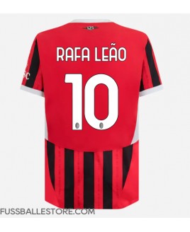 Günstige AC Milan Rafael Leao #10 Heimtrikot 2024-25 Kurzarm